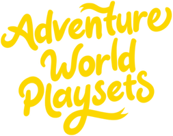 Adventure World Playsets logo | texasqualitybuildings.com 