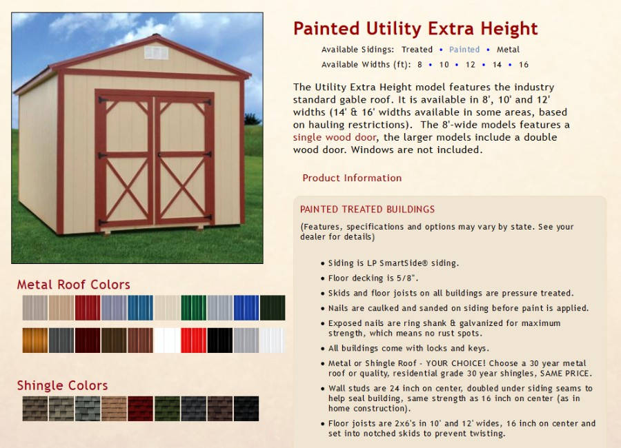 Painted Extra Height Information | texasqualitybuildings.com 