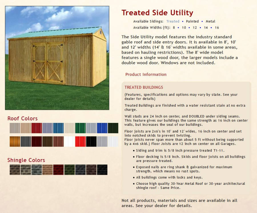 Treated Side Utility Information | texasqualitybuildings.com