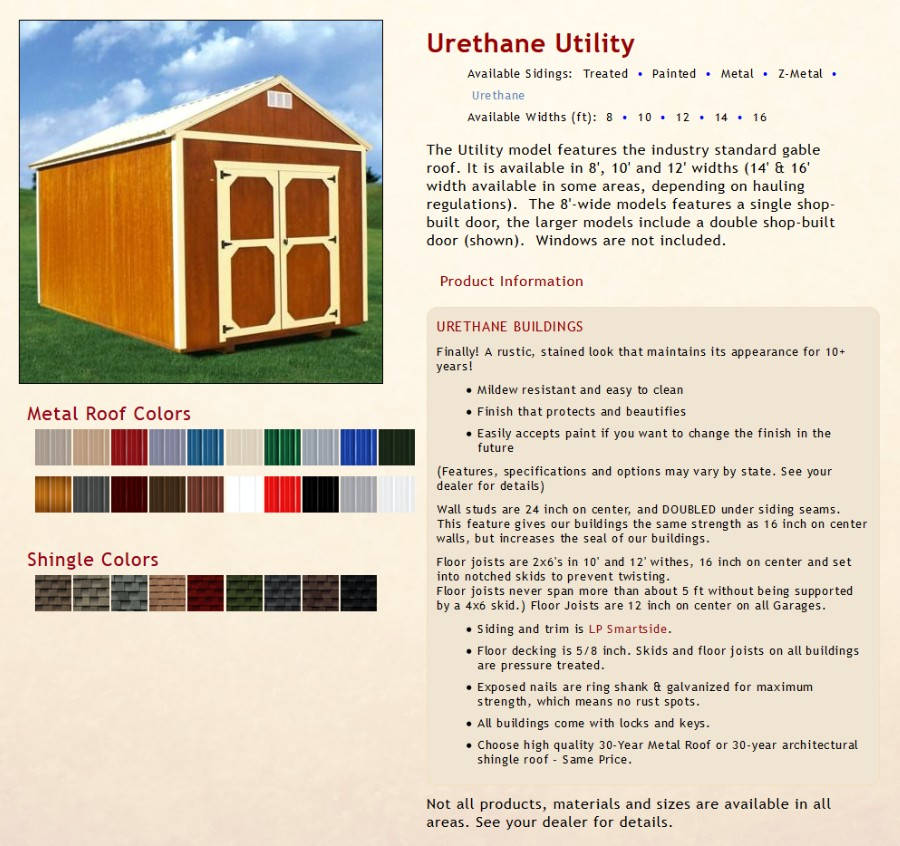 Urethane Utility Information | texasqualitybuildings.com